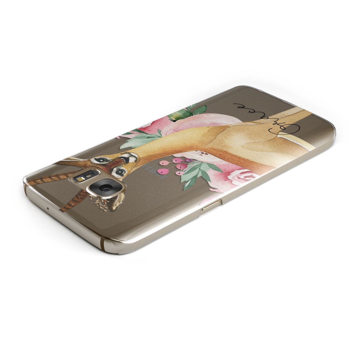 Personalised Gerenuk Samsung Galaxy Case Top Cutout