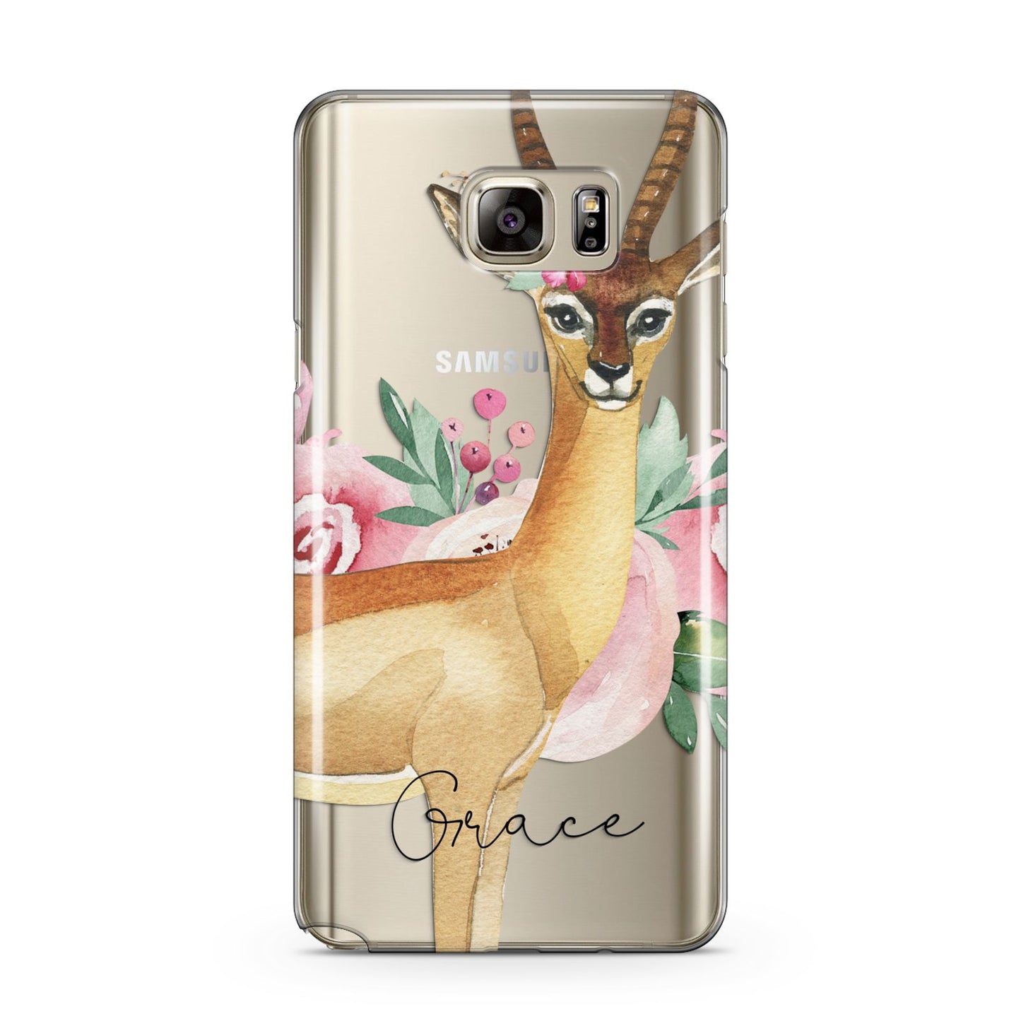 Personalised Gerenuk Samsung Galaxy Note 5 Case