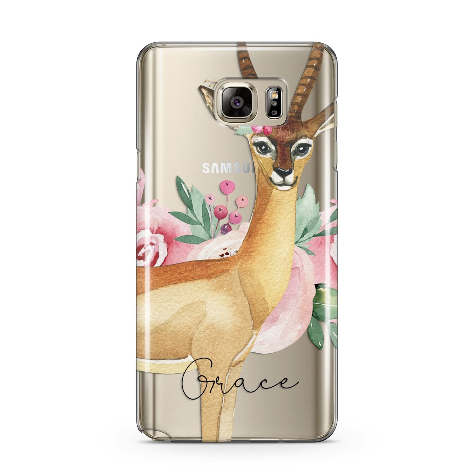 Personalised Gerenuk Samsung Galaxy Note 5 Case