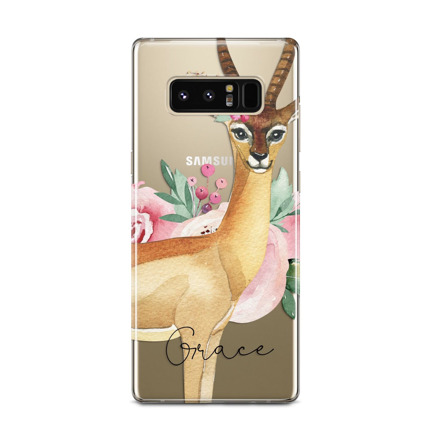 Personalised Gerenuk Samsung Galaxy Note 8 Case
