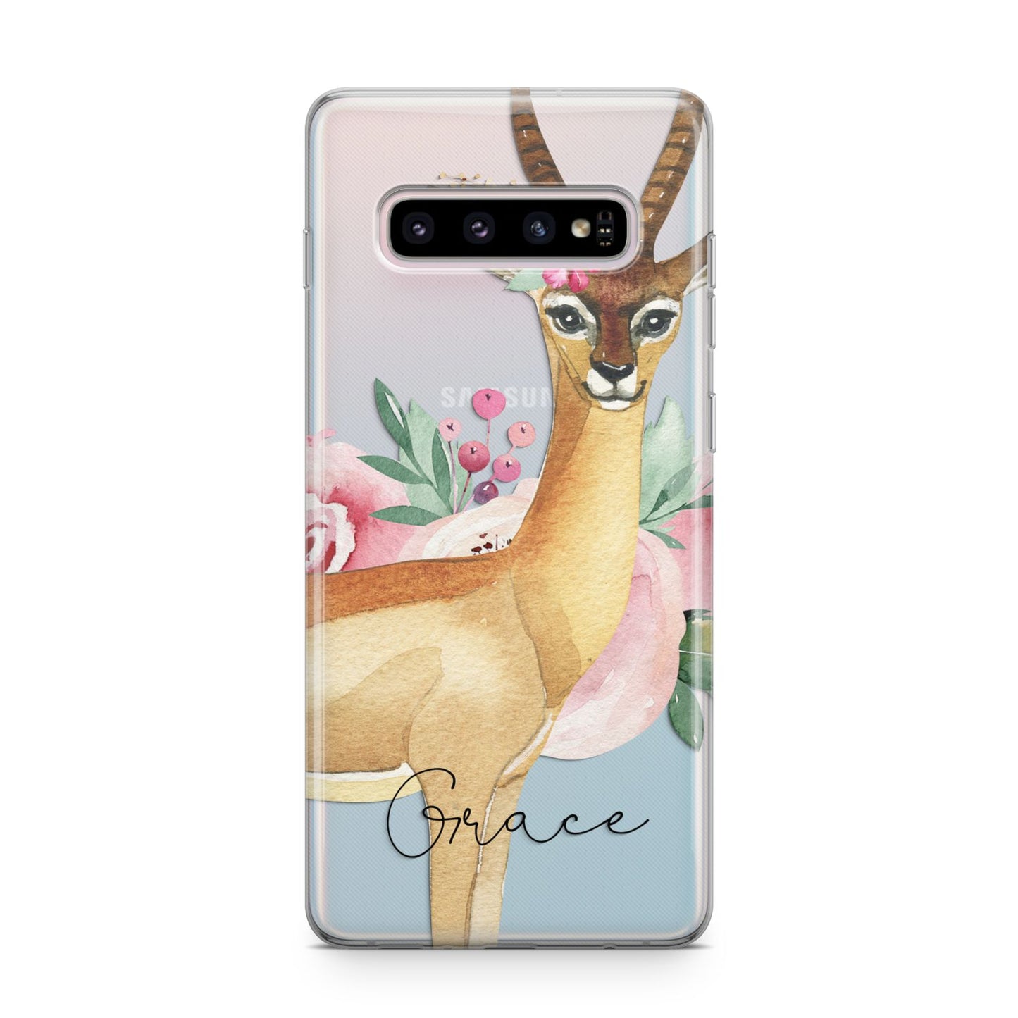 Personalised Gerenuk Samsung Galaxy S10 Plus Case