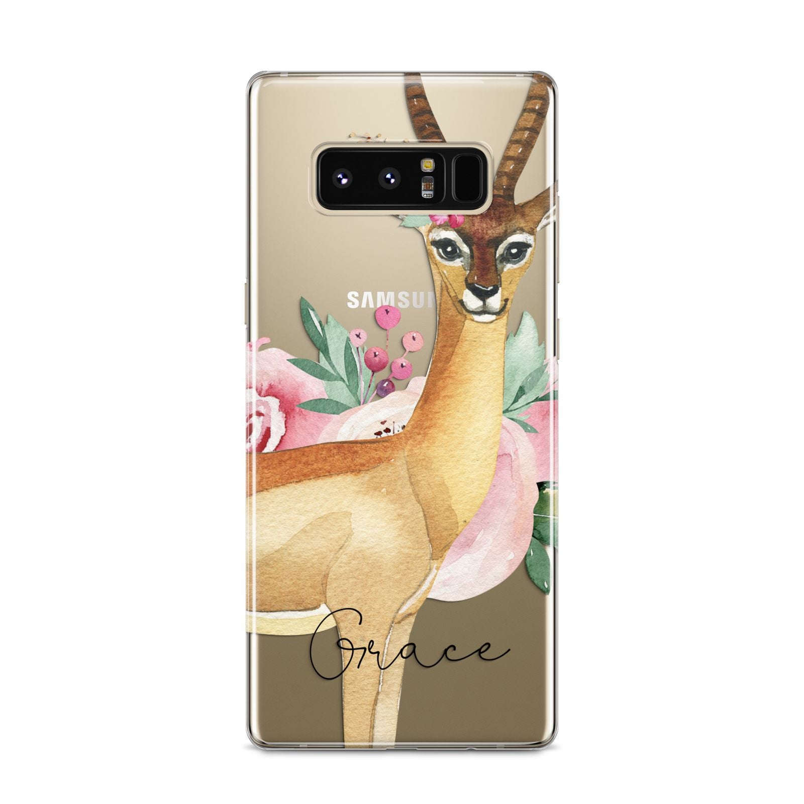 Personalised Gerenuk Samsung Galaxy S8 Case