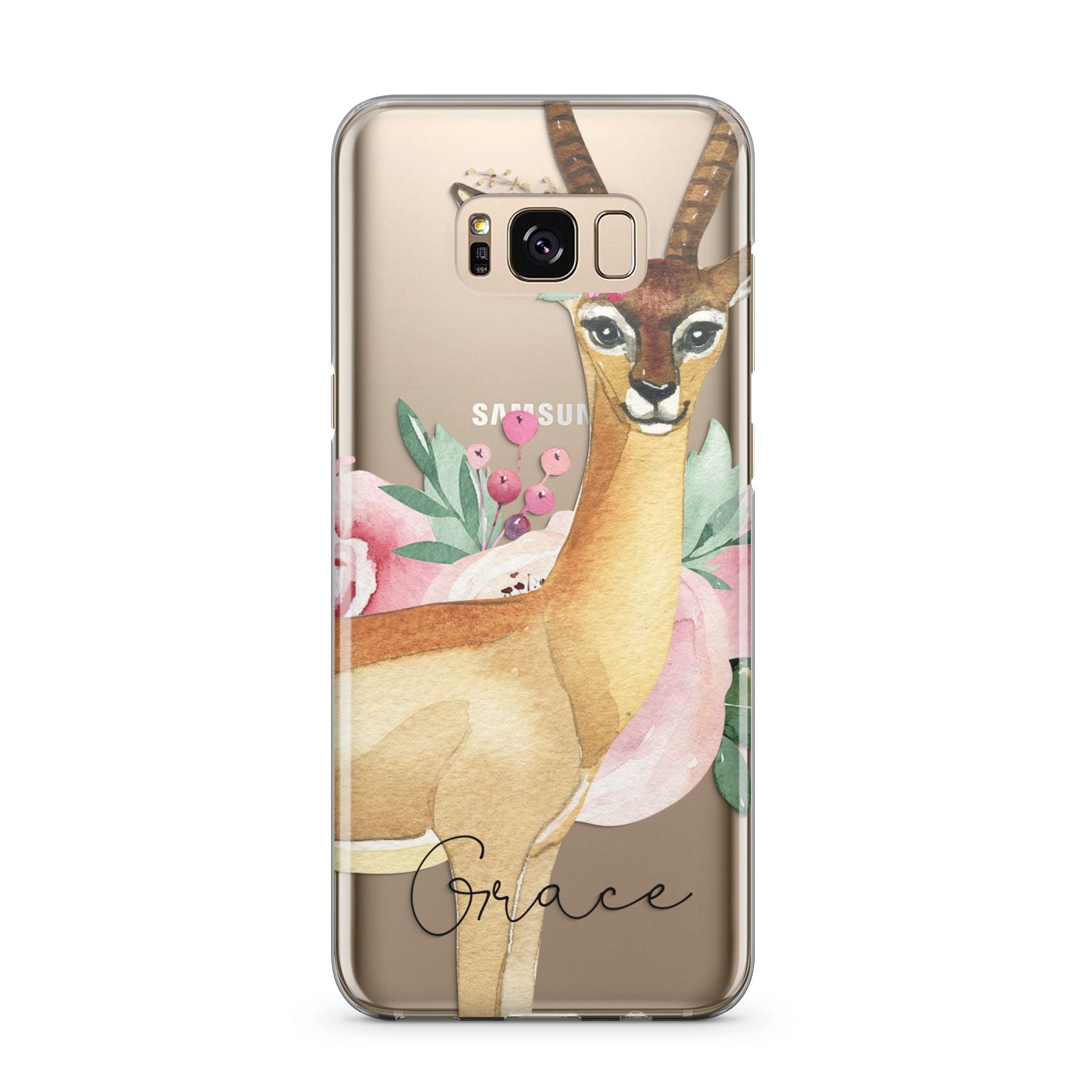 Personalised Gerenuk Samsung Galaxy S8 Plus Case