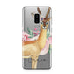 Personalised Gerenuk Samsung Galaxy S9 Plus Case on Silver phone