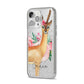 Personalised Gerenuk iPhone 14 Pro Max Glitter Tough Case Silver Angled Image