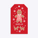 Personalised Gingerbread Girl Gift Tags