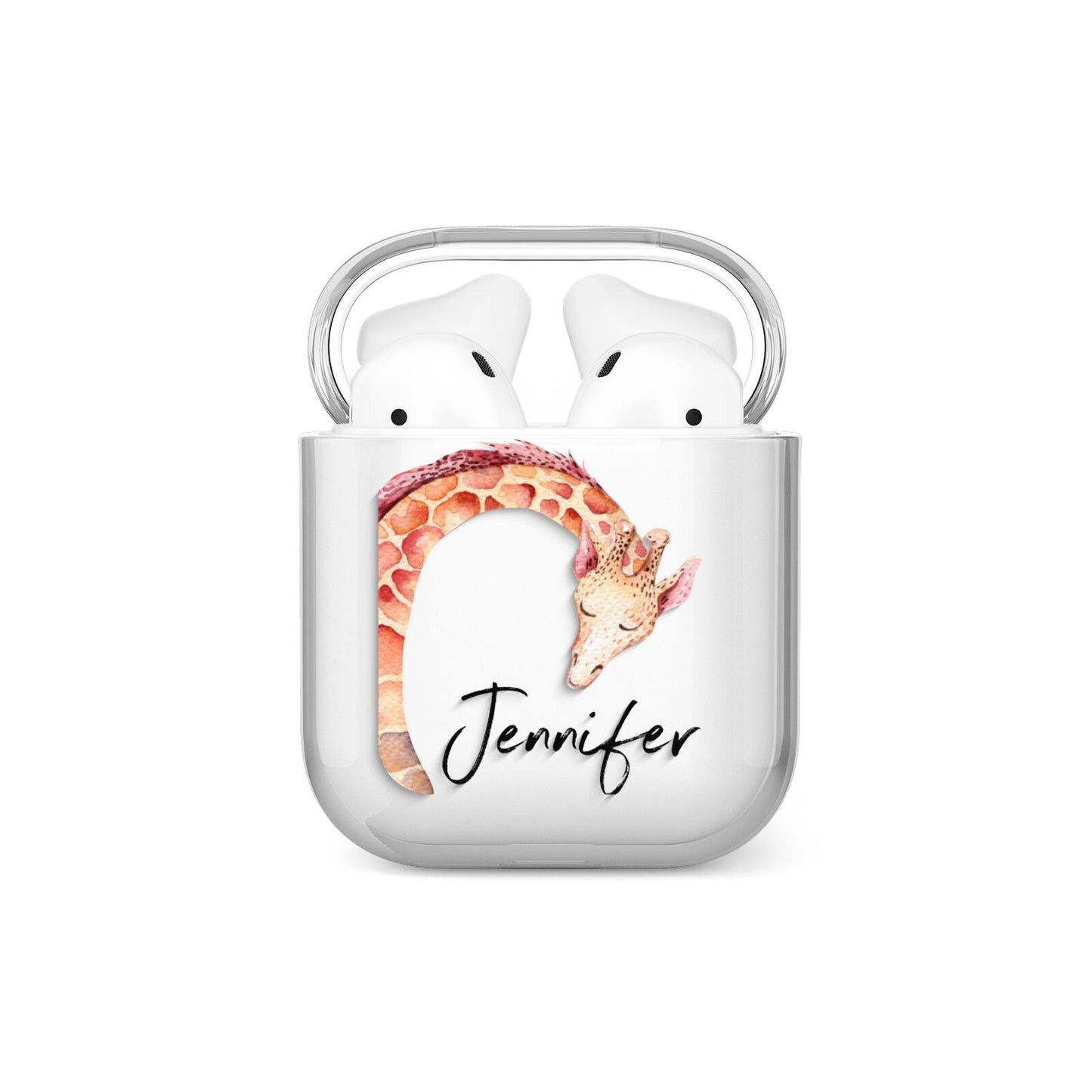 Personalised Giraffe AirPods Case