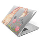 Personalised Giraffe Apple MacBook Case Side View