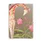 Personalised Giraffe Apple iPad Gold Case