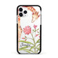 Personalised Giraffe Apple iPhone 11 Pro in Silver with Black Impact Case