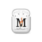 Personalised Giraffe Initial AirPods Case