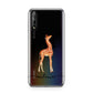 Personalised Giraffe Initial Huawei Enjoy 10s Phone Case