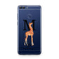 Personalised Giraffe Initial Huawei P Smart Case