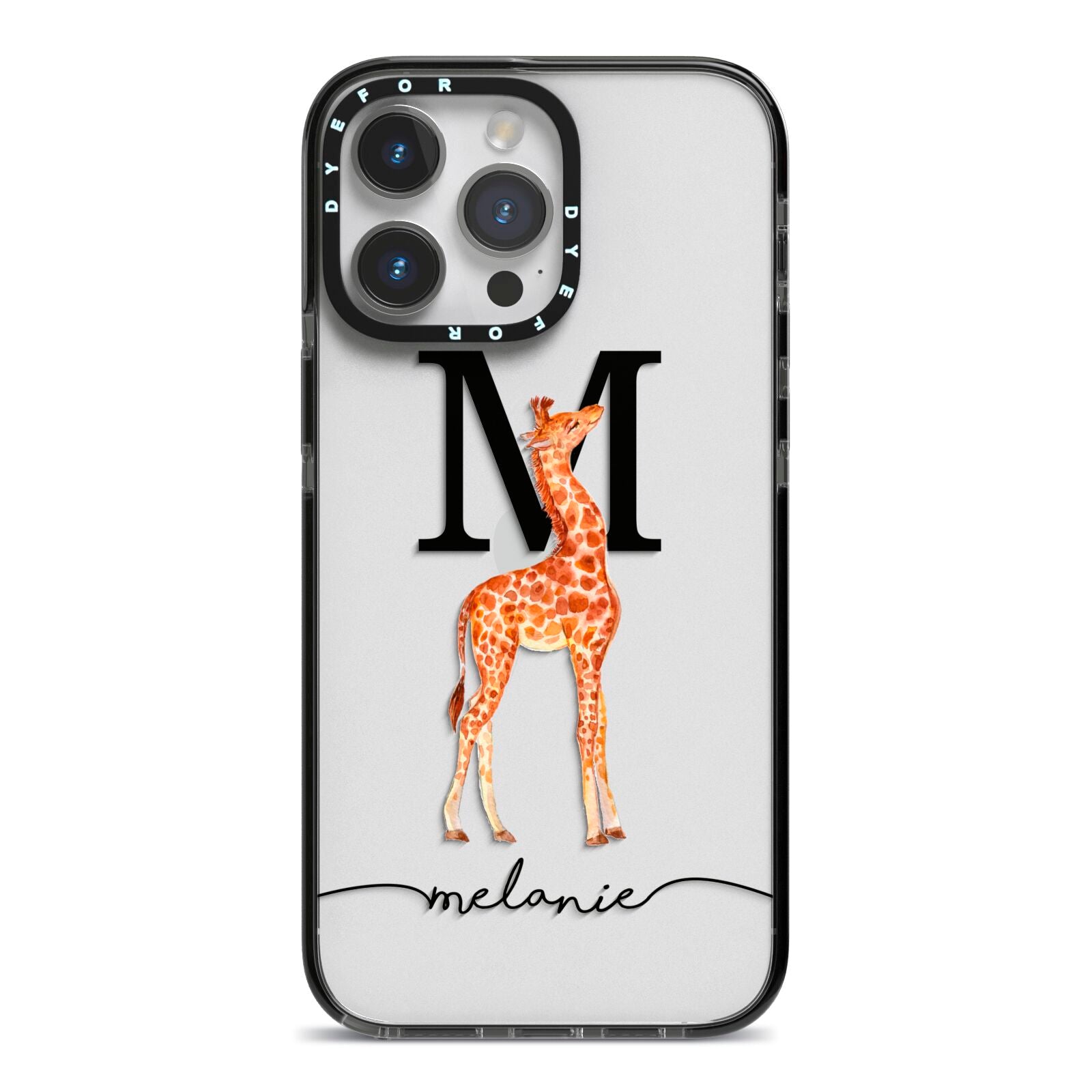 Personalised Giraffe Initial iPhone Case Personalised Giraffe Initial iPhone Case