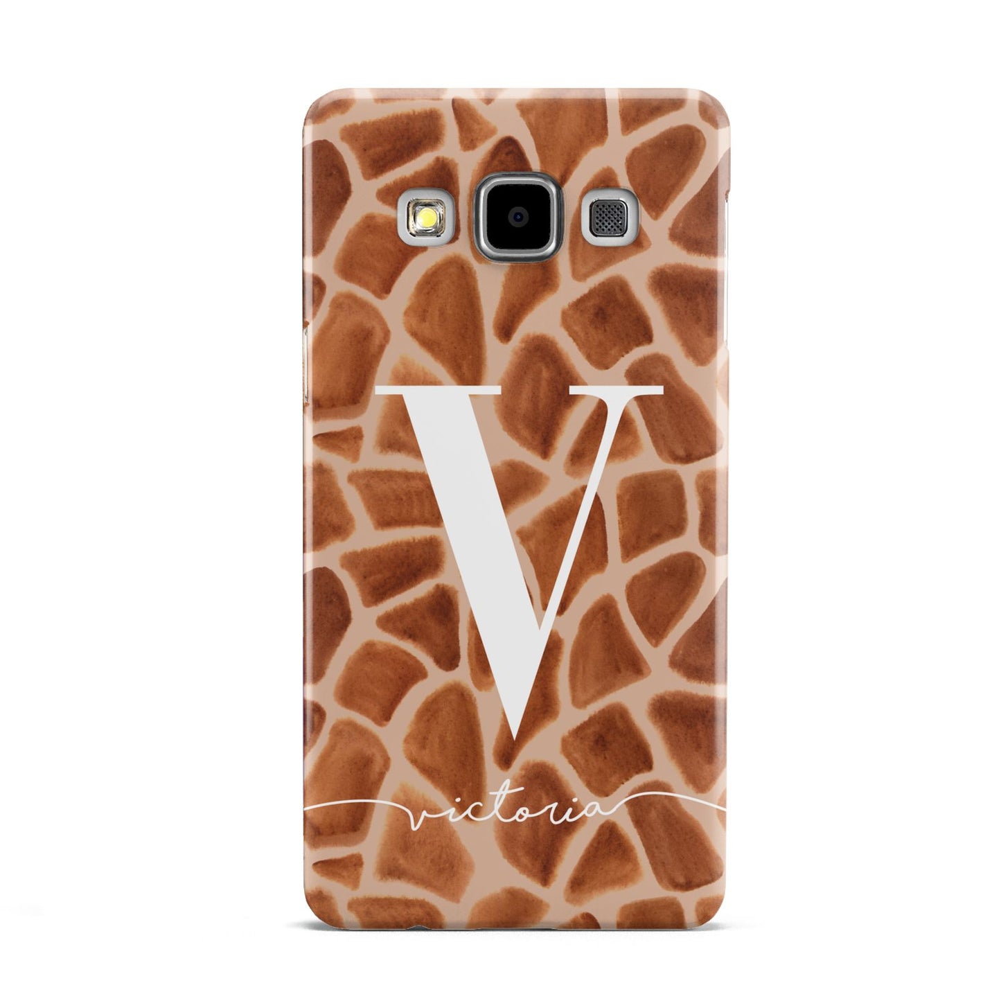 Personalised Giraffe Print Samsung Galaxy A5 Case