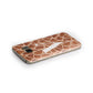 Personalised Giraffe Print Samsung Galaxy Case Side Close Up