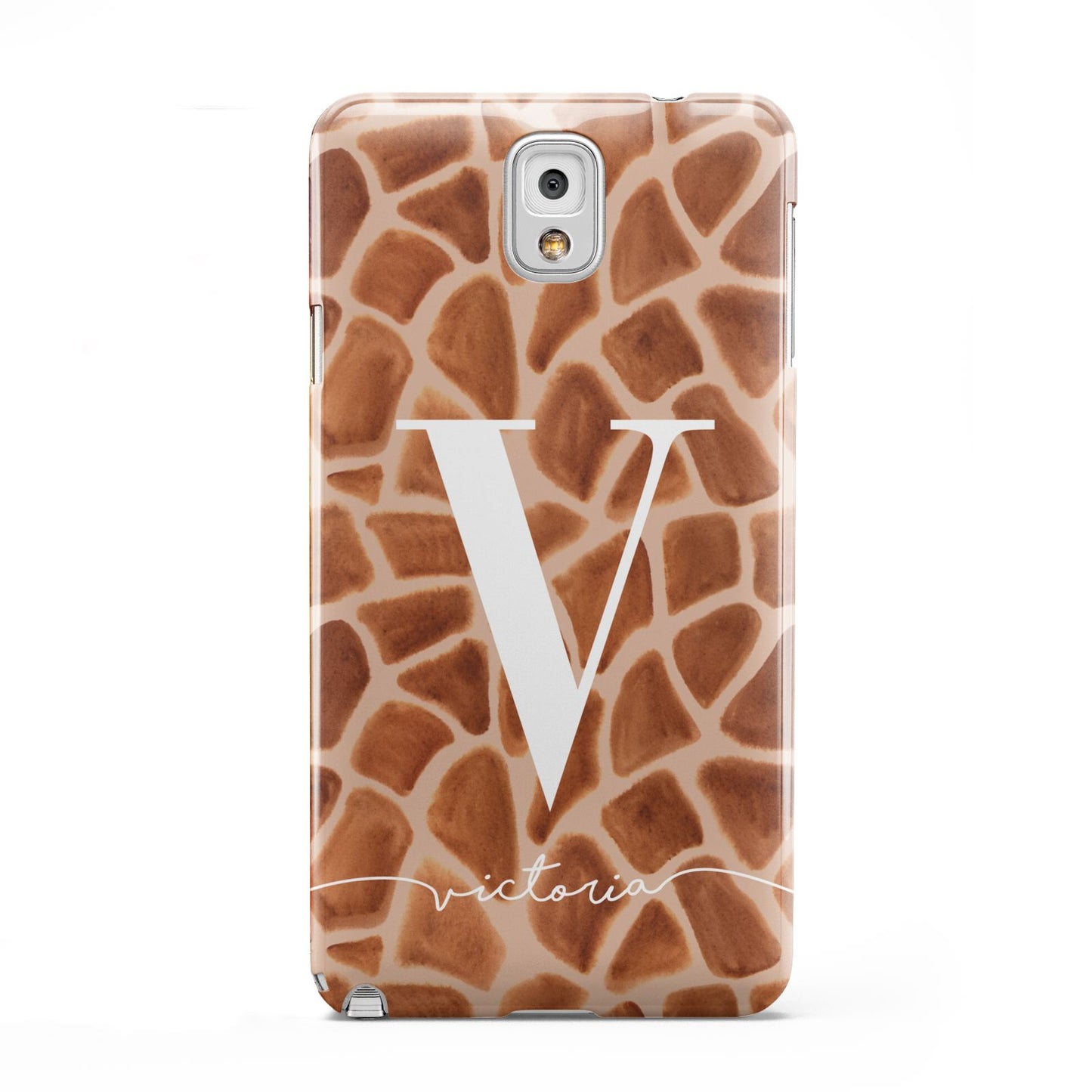 Personalised Giraffe Print Samsung Galaxy Note 3 Case