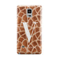 Personalised Giraffe Print Samsung Galaxy Note 4 Case