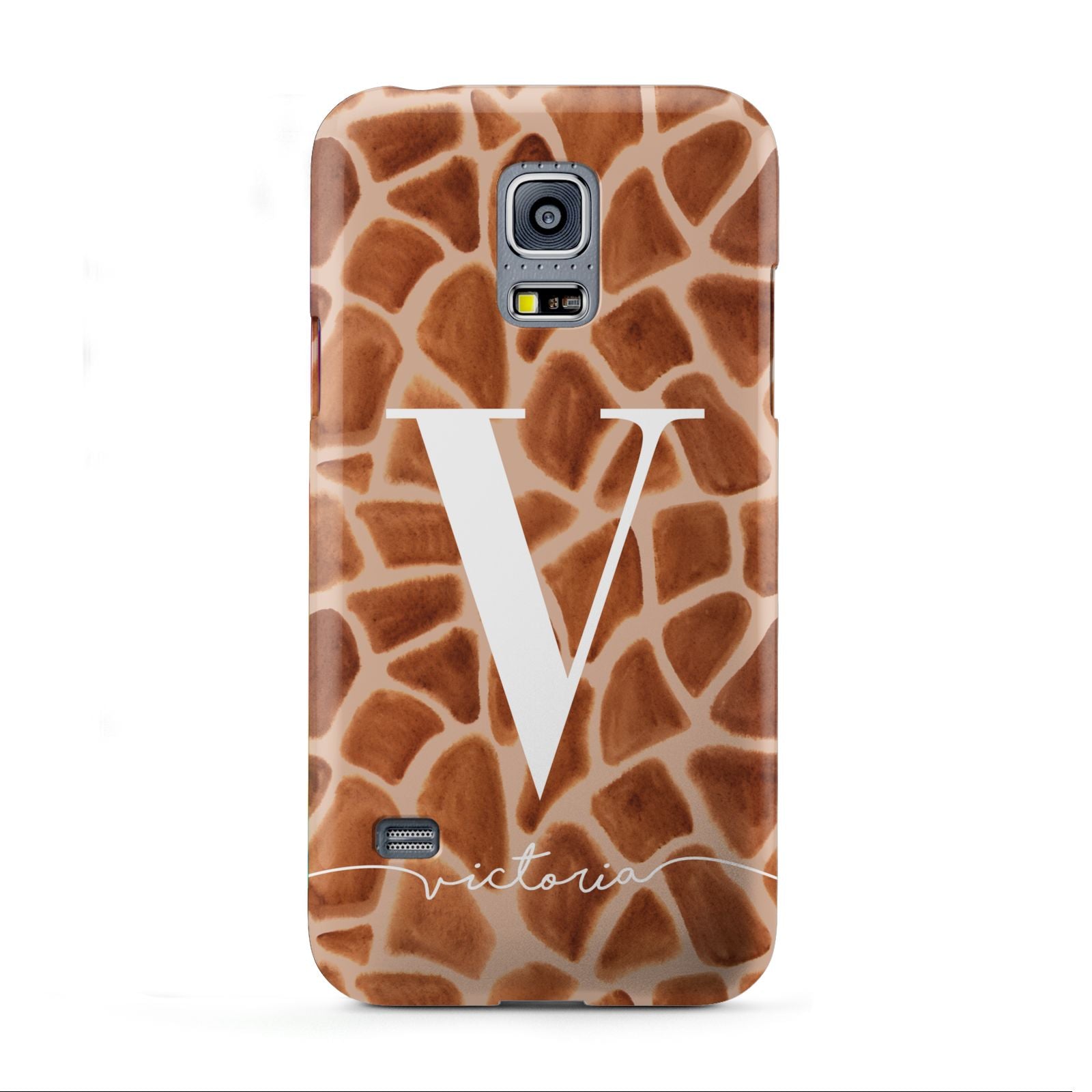 Personalised Giraffe Print Samsung Galaxy S5 Mini Case