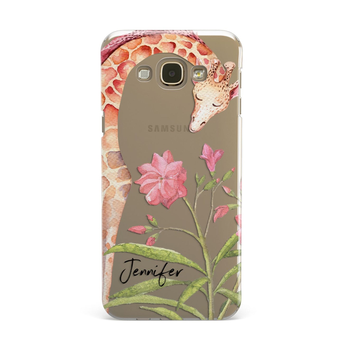 Personalised Giraffe Samsung Galaxy A8 Case