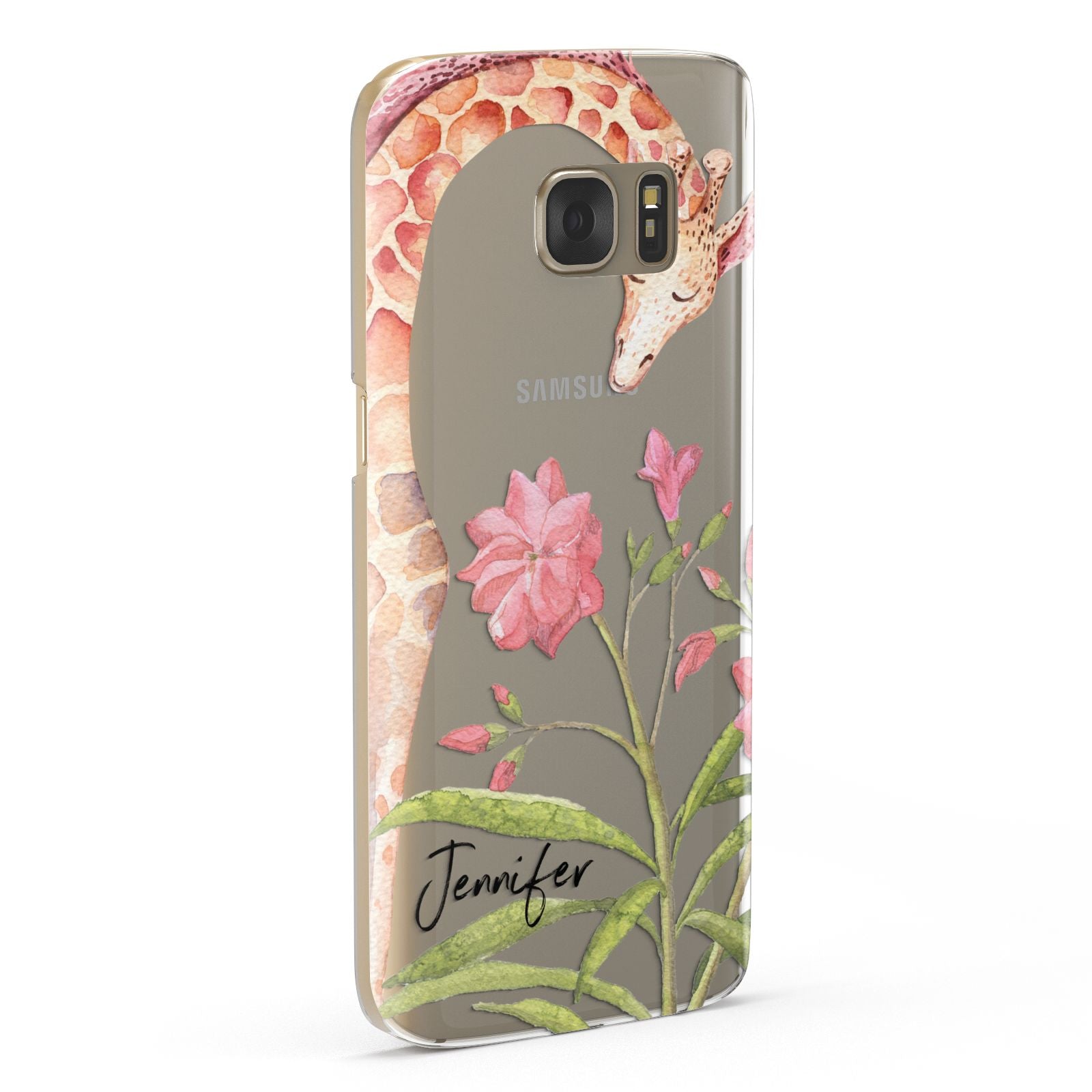 Personalised Giraffe Samsung Galaxy Case Fourty Five Degrees