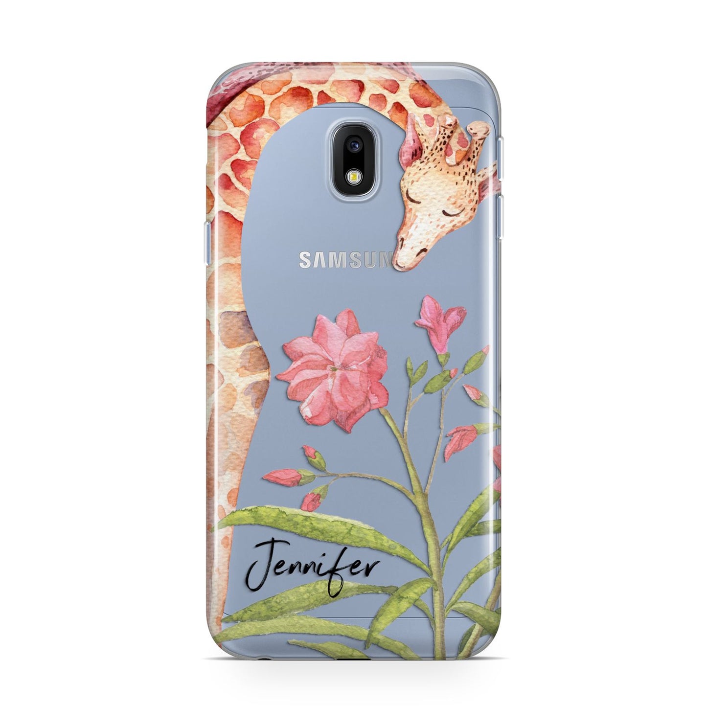 Personalised Giraffe Samsung Galaxy J3 2017 Case