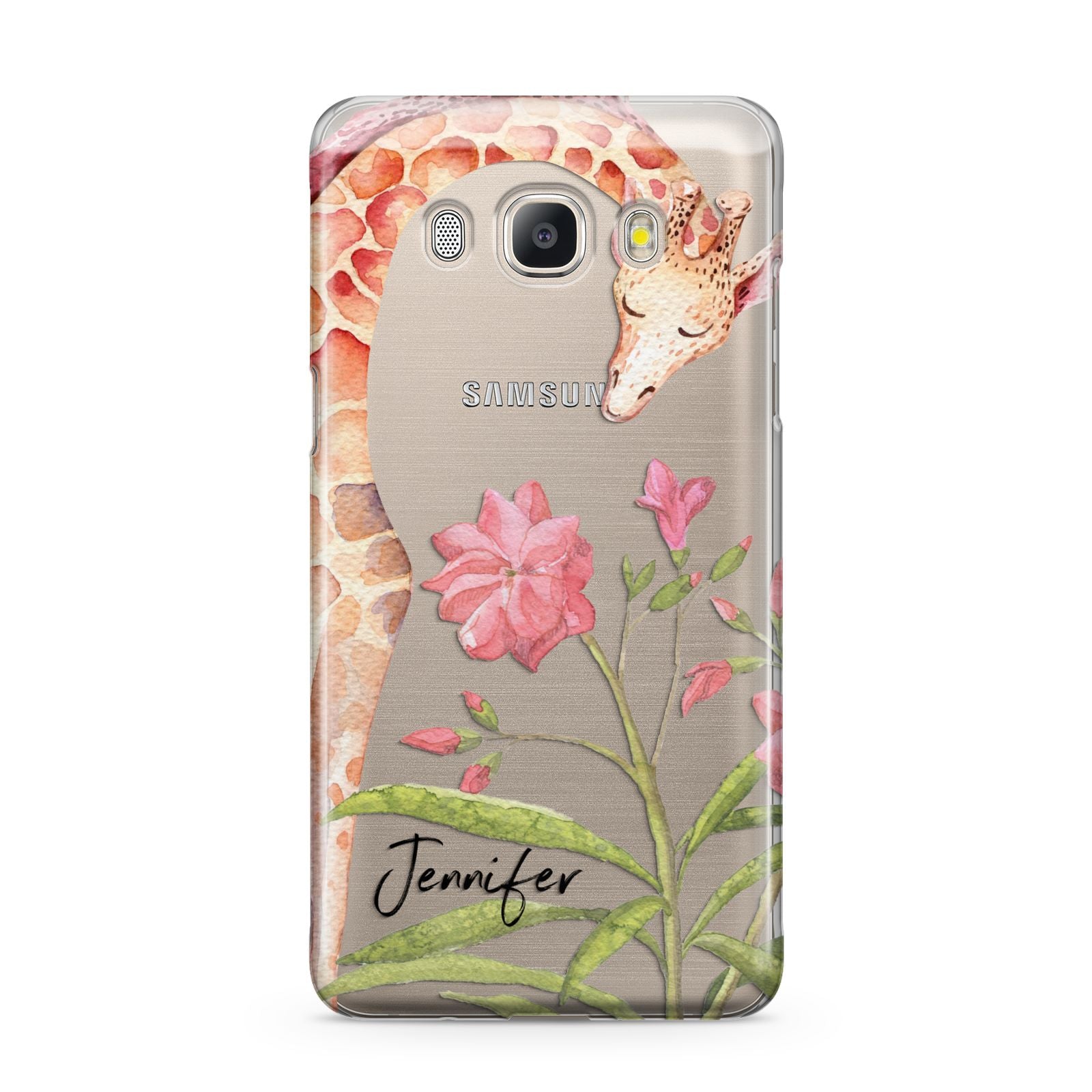 Personalised Giraffe Samsung Galaxy J5 2016 Case