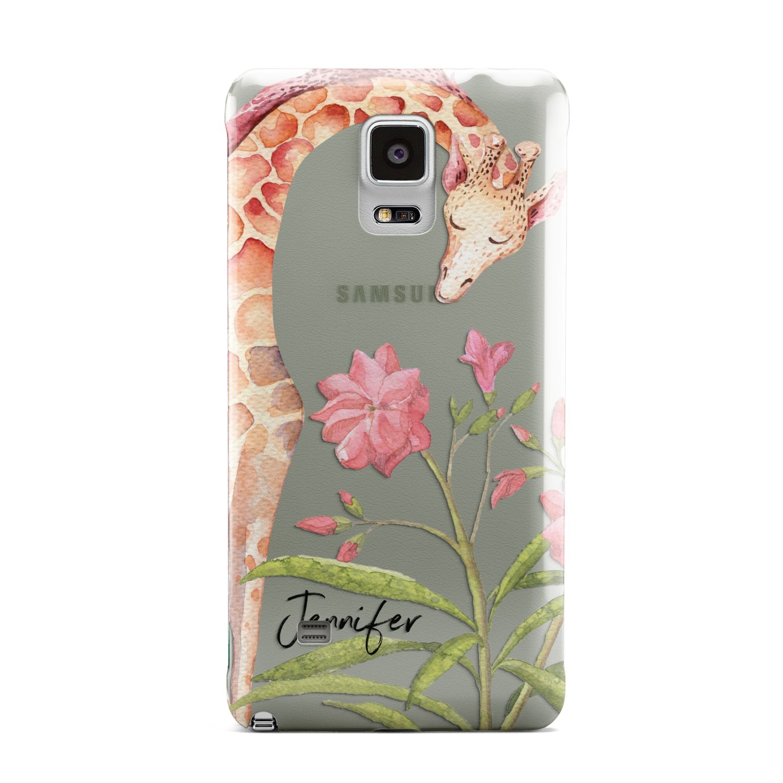 Personalised Giraffe Samsung Galaxy Note 4 Case