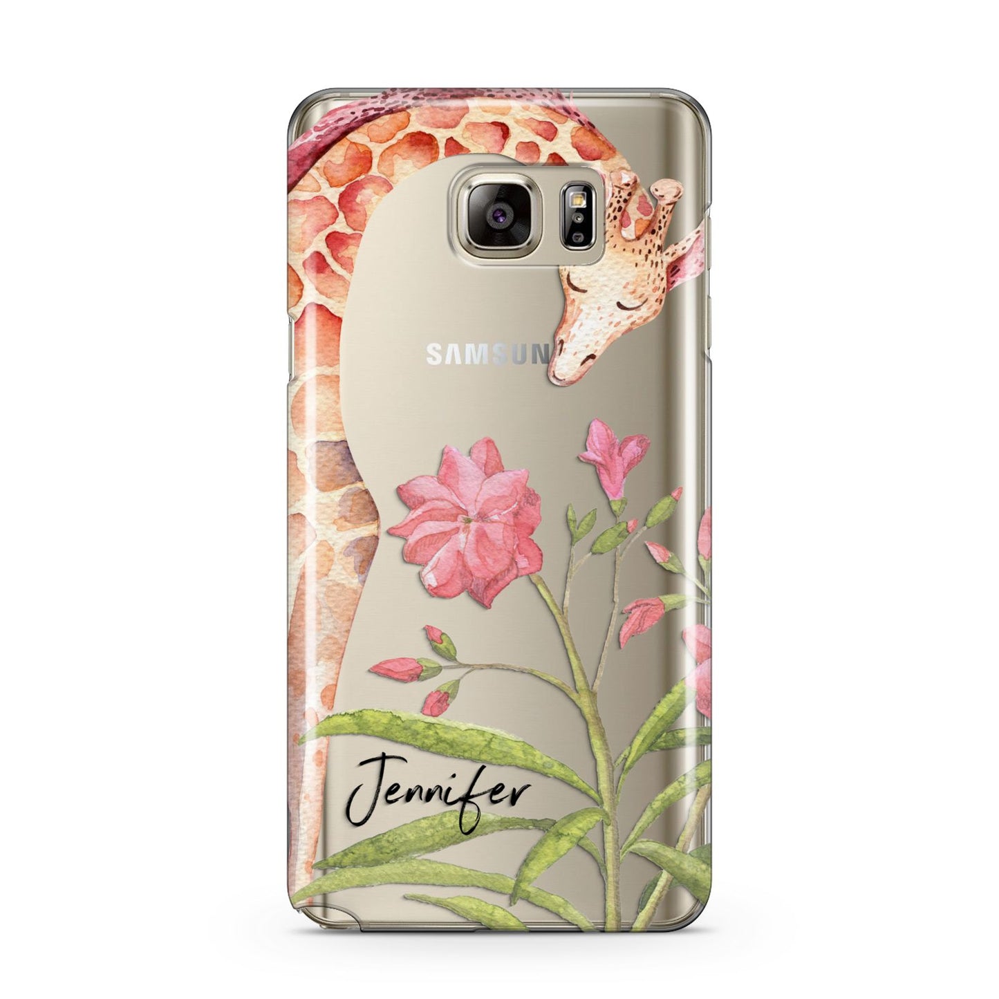 Personalised Giraffe Samsung Galaxy Note 5 Case