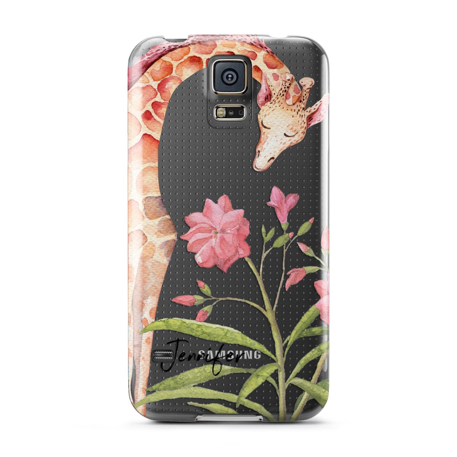 Personalised Giraffe Samsung Galaxy S5 Case