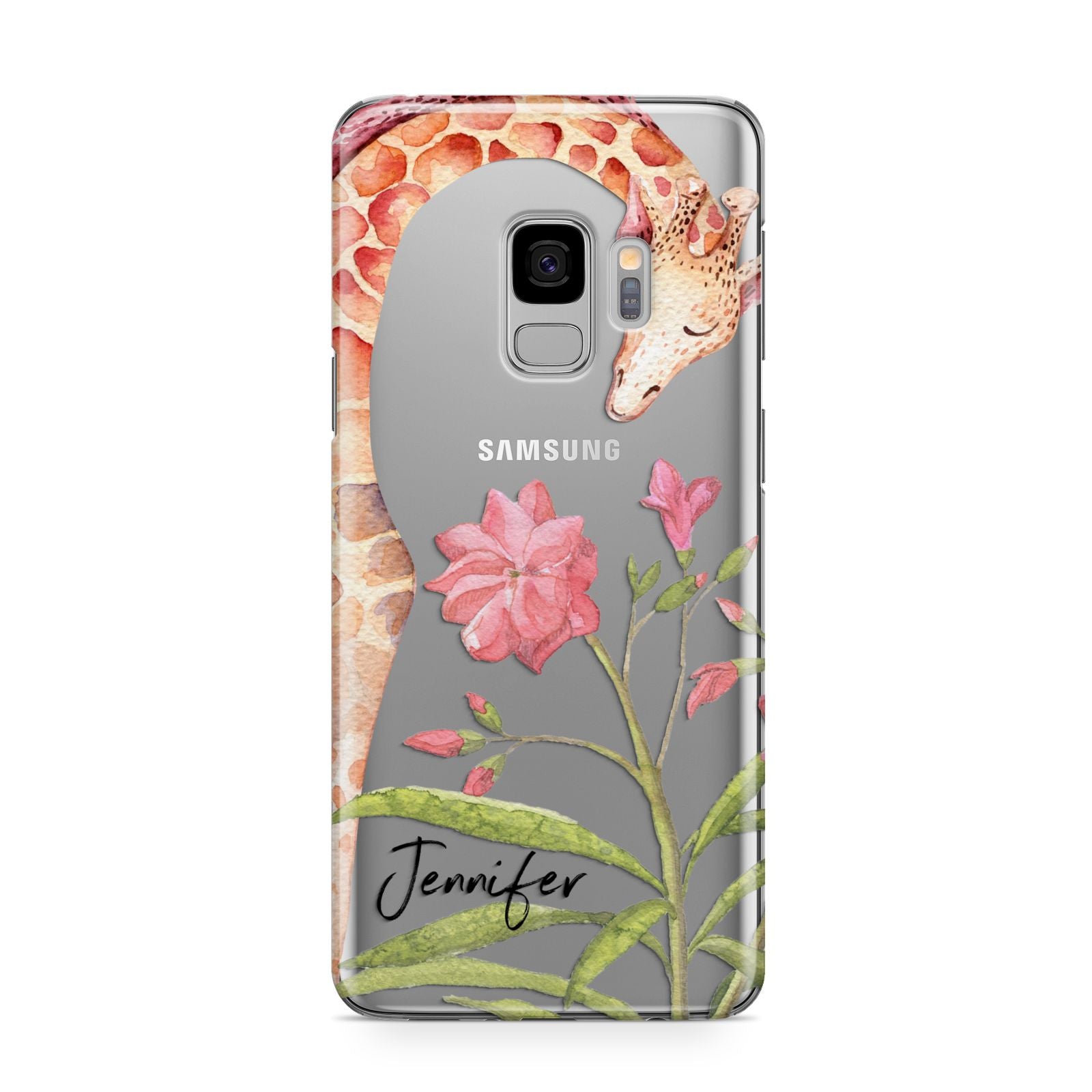Personalised Giraffe Samsung Galaxy S9 Case