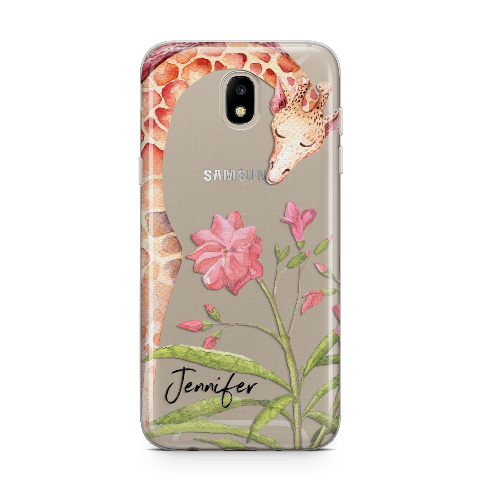 Personalised Giraffe Samsung J5 2017 Case