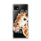 Personalised Giraffe Watercolour Huawei Enjoy 20 Phone Case