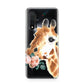 Personalised Giraffe Watercolour Huawei Nova 6 Phone Case