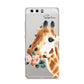 Personalised Giraffe Watercolour Huawei P10 Phone Case