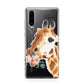 Personalised Giraffe Watercolour Huawei P30 Phone Case