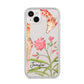 Personalised Giraffe iPhone 14 Plus Clear Tough Case Starlight