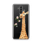 Personalised Giraffe with Name Huawei Mate 20 Lite