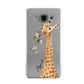 Personalised Giraffe with Name Samsung Galaxy A3 Case