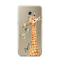 Personalised Giraffe with Name Samsung Galaxy A5 2017 Case on gold phone