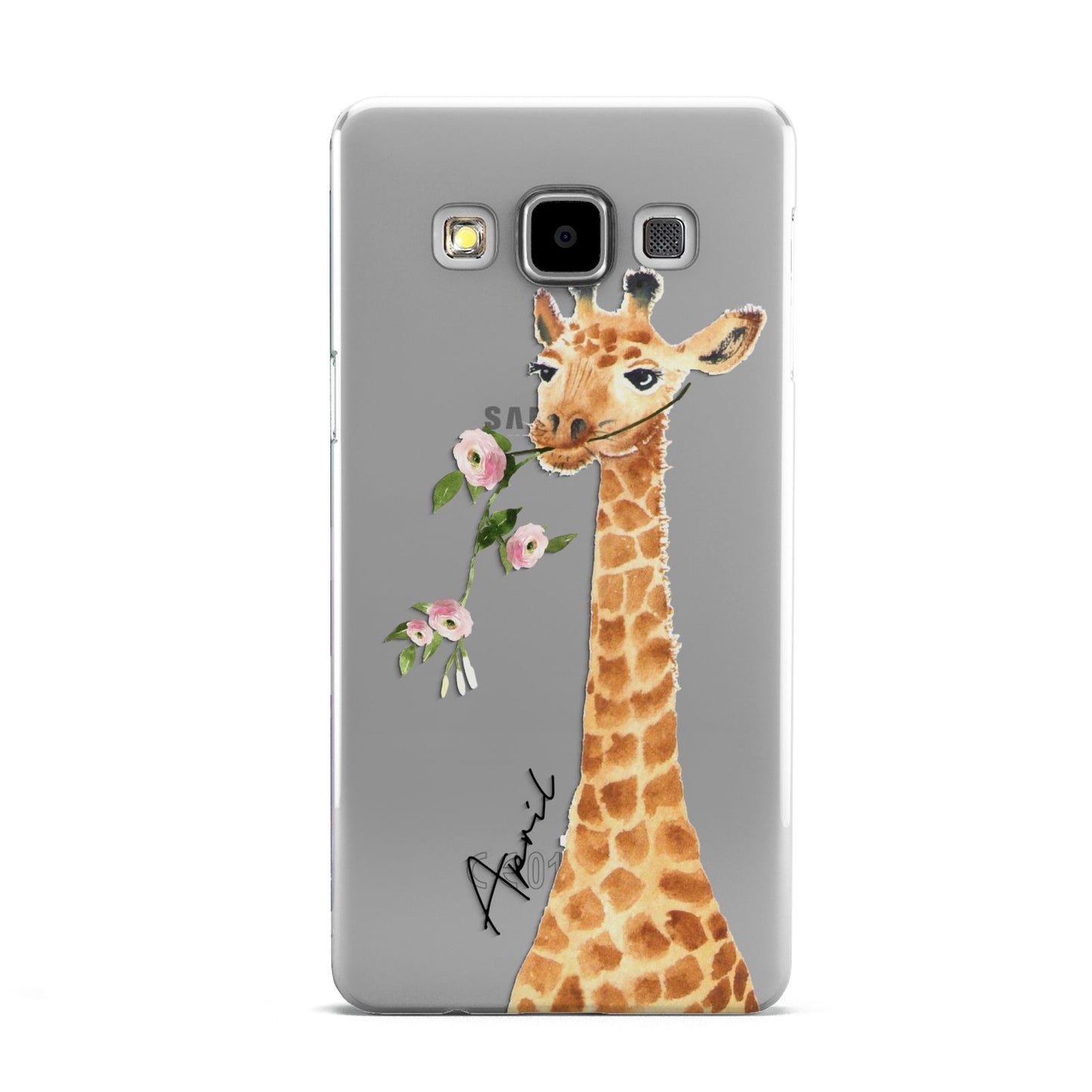 Personalised Giraffe with Name Samsung Galaxy A5 Case