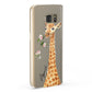 Personalised Giraffe with Name Samsung Galaxy Case Fourty Five Degrees