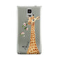 Personalised Giraffe with Name Samsung Galaxy Note 4 Case
