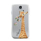 Personalised Giraffe with Name Samsung Galaxy S4 Case