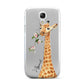 Personalised Giraffe with Name Samsung Galaxy S4 Mini Case