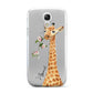 Personalised Giraffe with Name Samsung Galaxy S4 Mini Case