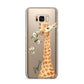 Personalised Giraffe with Name Samsung Galaxy S8 Plus Case