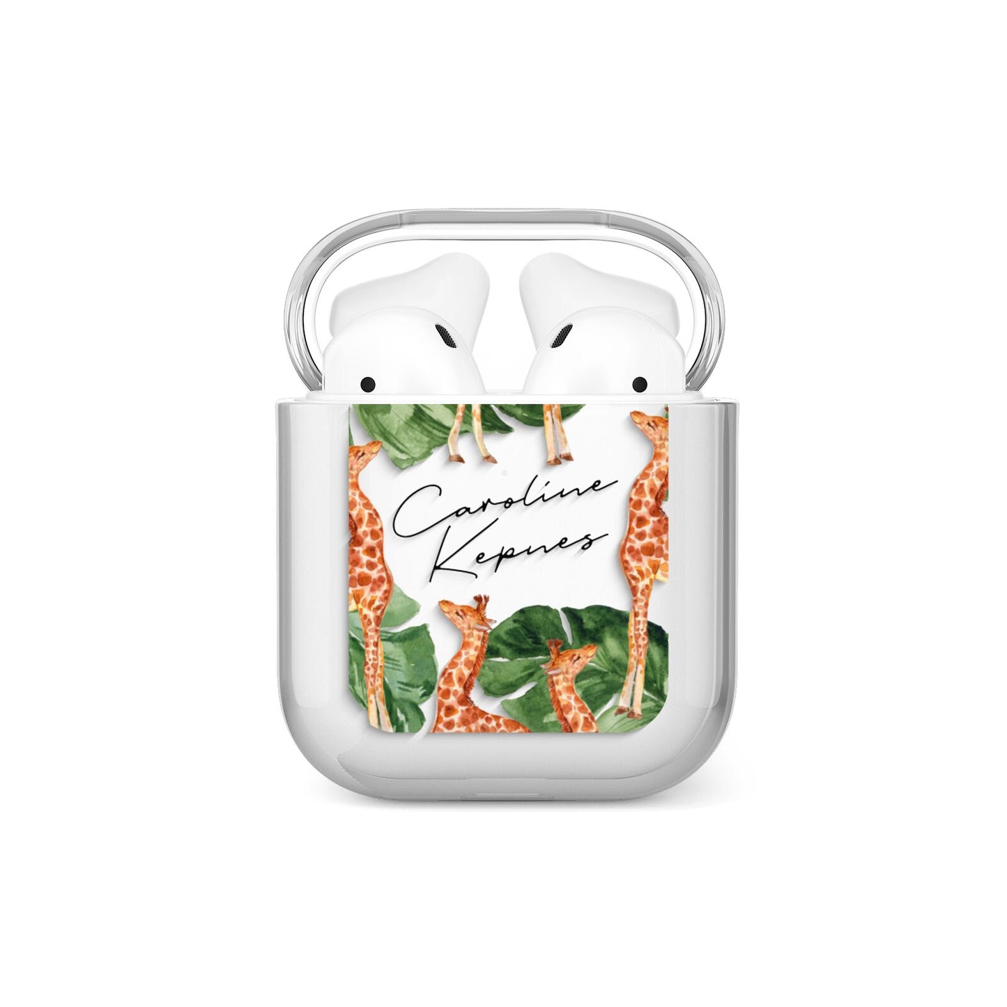 Personalised Giraffes AirPods Case