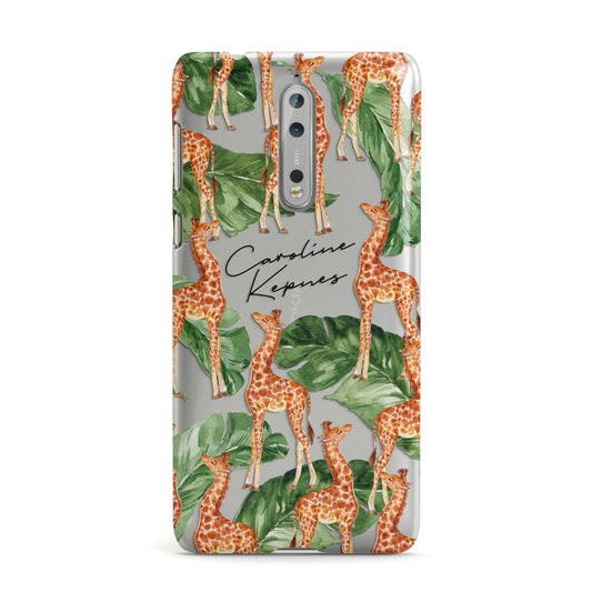 Personalised Giraffes Nokia Case