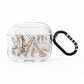 Personalised Giraffes with Name AirPods Clear Case 3rd Gen
